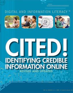 Cited! Identifying Credible Information Online 2nd 9781499439038 Front Cover