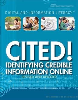 Cited! Identifying Credible Information Online 2nd 9781499439052 Front Cover
