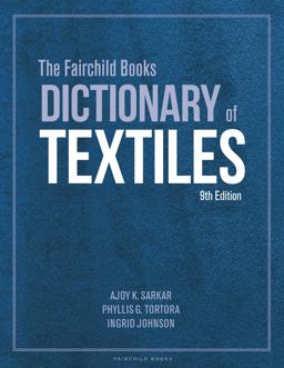 Fairchild Books Dictionary of Textiles 9th 9781501366703 Front Cover