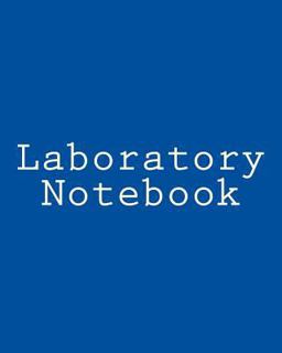 Laboratory Notebook  9781502882738 Front Cover