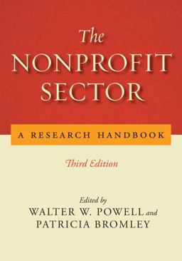 Nonprofit Sector A Research Handbook, Third Edition  9781503608047 Front Cover