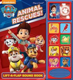 Nickelodeon PAW Patrol: Animal Rescues! Lift-A-Flap Sound Book