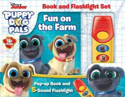 Disney Junior Puppy Dog Pals: Fun on the Farm Book and Flashlight Set
