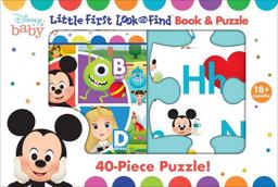 Disney Baby: Little First Look and Find Book and Puzzle
