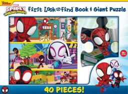 Disney Junior Marvel Spidey and His Amazing Friends: First Look and Find Book and Giant Puzzle
