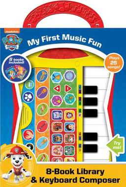 Nickelodeon PAW Patrol: My First Music Fun 8-Book Library and Keyboard Composer Sound Book Set
