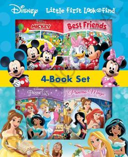 Disney: Little First Look and Find 4-Book Set
