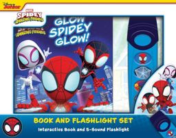 Disney Junior Marvel Spidey and His Amazing Friends: Glow Spidey Glow! Book and 5-Sound Flashlight Set
