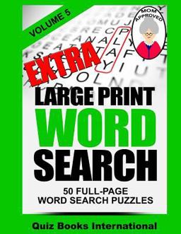 Extra Large Print Word Search Volume 5