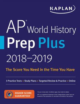 AP World History Prep Plus 2018-2019