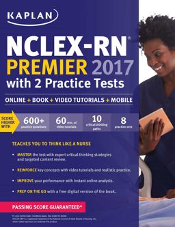 NCLEX-RN Premier 2017 with 2 Practice Tests