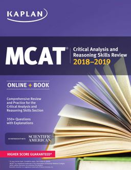 MCAT Critical Analysis and Reasoning Skills Review