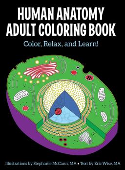 Human Anatomy Adult Coloring Book  9781506225586 Front Cover