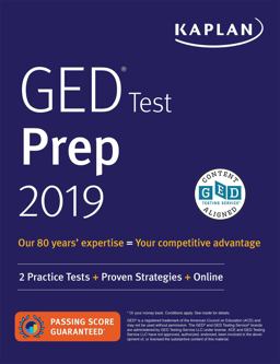 GED Test Prep 2019 2 Practice Tests + Proven Strategies  9781506239422 Front Cover