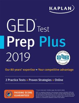 GED Test Prep Plus 2019 2 Practice Tests + Proven Strategies + Online  9781506239439 Front Cover
