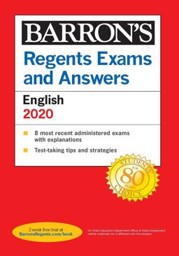 Regents Exams and Answers: English 2020  9781506253787 Front Cover