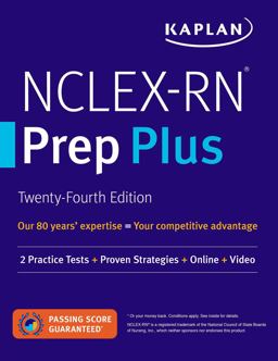 NCLEX-RN Prep Plus 2 Practice Tests + Proven Strategies + Online + Video  9781506255446 Front Cover