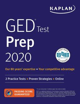 GED Test Prep 2020 2 Practice Tests + Proven Strategies + Online  9781506258652 Front Cover
