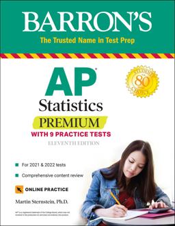 AP Statistics Premium With 9 Practice Tests  9781506258928 Front Cover