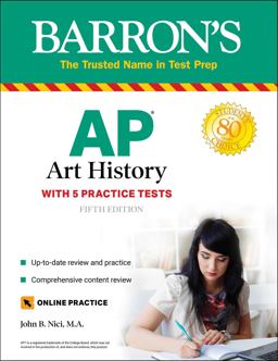 AP Art History: 5 Practice Tests + Comprehensive Review + Online Practice  9781506260501 Front Cover