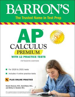 AP Calculus Premium With 12 Practice Tests  9781506261904 Front Cover