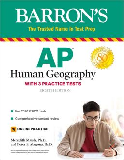 AP Human Geography With 3 Practice Tests  9781506262031 Front Cover