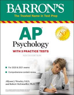 AP Psychology With 3 Practice Tests  9781506262086 Front Cover