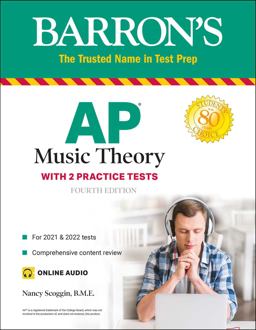 AP Music Theory: 2 Practice Tests + Comprehensive Review + Online Audio  9781506264097 Front Cover