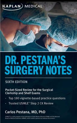Dr. Pestana's Surgery Notes Pocket-Sized Review for the Surgical Clerkship and Shelf Exams  9781506276427 Front Cover