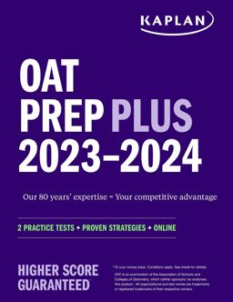 OAT Prep Plus 2023-2024 2 Practice Tests + Proven Strategies + Online  9781506276809 Front Cover