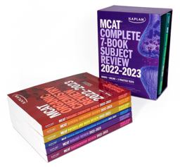 MCAT Complete 7-Book Subject Review 2022--2023 Books + Online + 3 Practice Tests  9781506277424 Front Cover