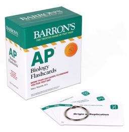 AP Biology Flashcards: up-To-Date Review and Practice + Sorting Ring for Custom Study  9781506279855 Front Cover