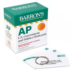 AP U. S. Government and Politics Flashcards, Fourth Edition:up-To-Date Review + Sorting Ring for Custom Study  9781506279879 Front Cover