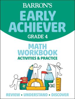 Barron's Early Achiever: Grade 4 Math Workbook Activities and Practice 2022 9781506281568 Front Cover