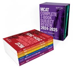 MCAT Complete 7-Book Subject Review 2024-2025, Set Includes Books, Online Prep, 3 Practice Tests 1st 2023 9781506287065 Front Cover