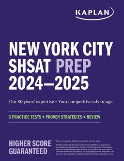 New York City SHSAT Prep 2024-2025 3 Practice Tests + Proven Strategies + Review  9781506290225 Front Cover