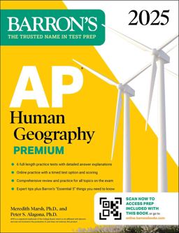     BARRON'S AP HUMAN GEOGRAPHY-W/6 PRA  9781506291772 Front Cover