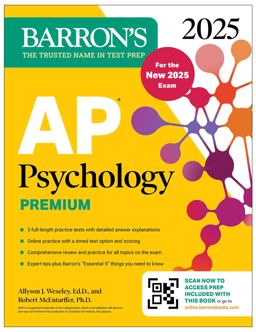 AP Psychology Premium, 2025: Prep Book for the New 2025 Exam with 3 Practice Tests + Comprehensive Review + Online Practice AP Psychology Premium, 2025: Prep Book for the New 2025 Exam with 3 Practice Tests + Comprehensive Review + Online Practice