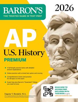 AP U. S. History Premium, 2026: Prep Book with 5 Practice Tests + Comprehensive Review + Online Practice