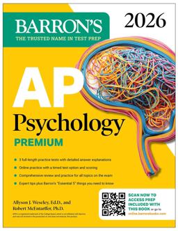 AP Psychology Premium, 2026: Prep Book with 3 Practice Tests + Comprehensive Review + Online Practice AP Psychology Premium, 2026: Prep Book with 3 Practice Tests + Comprehensive Review + Online Practice
