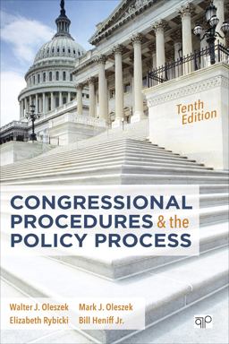 Congressional Procedures and the Policy Process:  9781506304304 Front Cover
