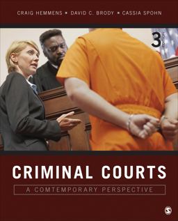 Criminal Courts A Contemporary Perspective 3rd 9781506306575 Front Cover