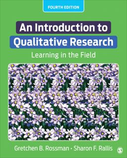 Introduction to Qualitative Research Learning in the Field 4th 9781506307930 Front Cover