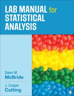Lab Manual for Statistical Analysis  9781506325170 Front Cover