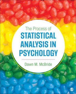 Process of Statistical Analysis in Psychology  9781506325224 Front Cover