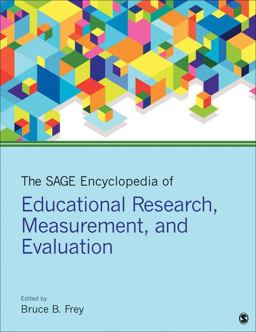 SAGE Encyclopedia of Educational Research, Measurement, and Evaluation  9781506326153 Front Cover