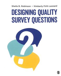 Designing Quality Survey Questions  9781506330549 Front Cover