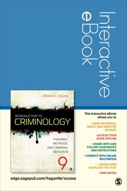 Introduction to Criminology Interactive EBook Student Version