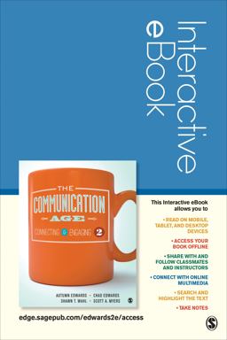 Communication Age Interactive EBook Connecting and Engaging 2nd 9781506337951 Front Cover