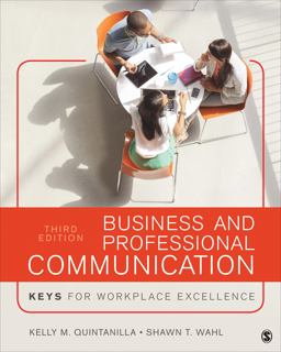 Business and Professional Communication KEYS for Workplace Excellence 3rd 9781506341491 Front Cover